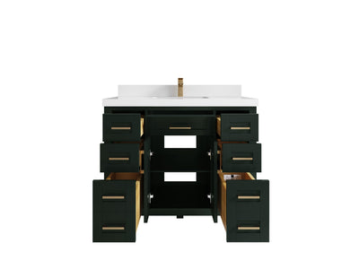 Cambridge 42 in. W x 22 in. D Single Sink Bathroom Vanity - Willow Bath and Vanity