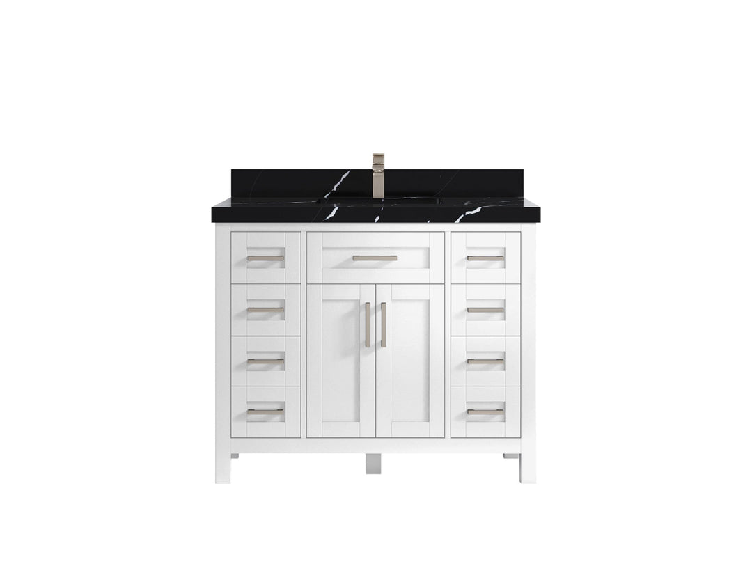 Cambridge 42 in. W x 22 in. D Single Sink Bathroom Vanity - Willow Bath and Vanity