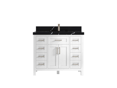 Cambridge 42 in. W x 22 in. D Single Sink Bathroom Vanity - Willow Bath and Vanity