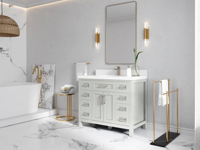 Cambridge 42 in. W x 22 in. D Single Sink Bathroom Vanity - Willow Bath and Vanity