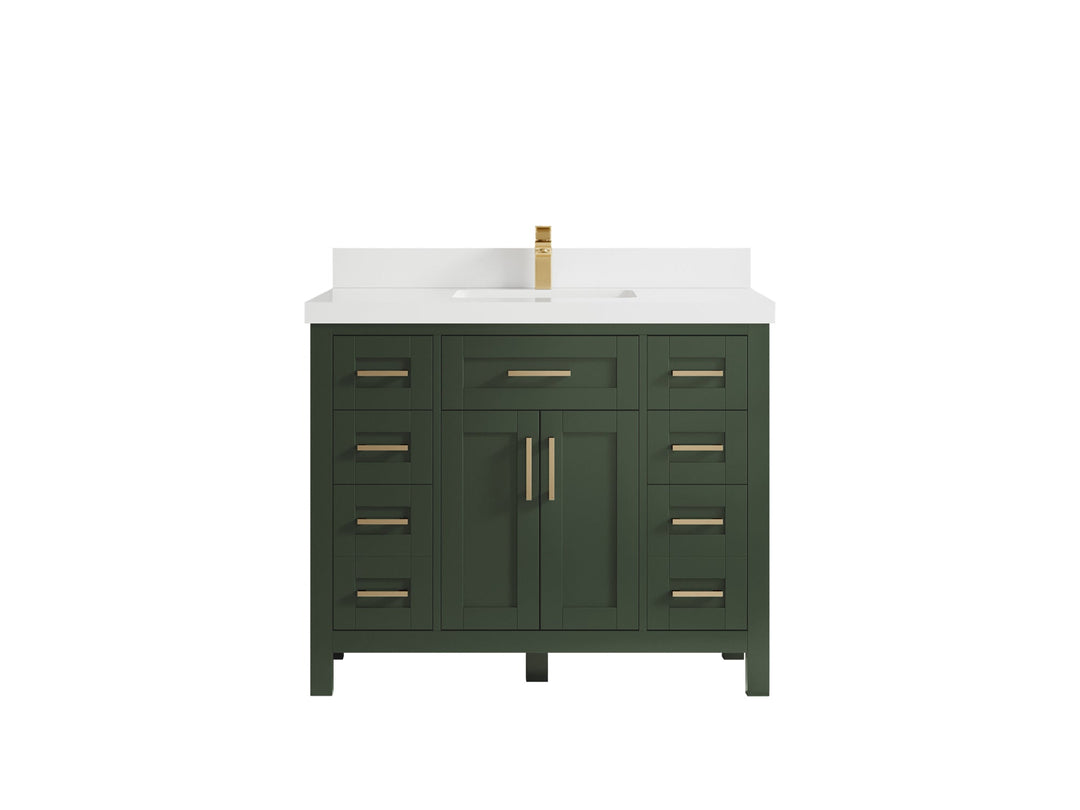 Cambridge 42 in. W x 22 in. D Single Sink Bathroom Vanity - Willow Bath and Vanity