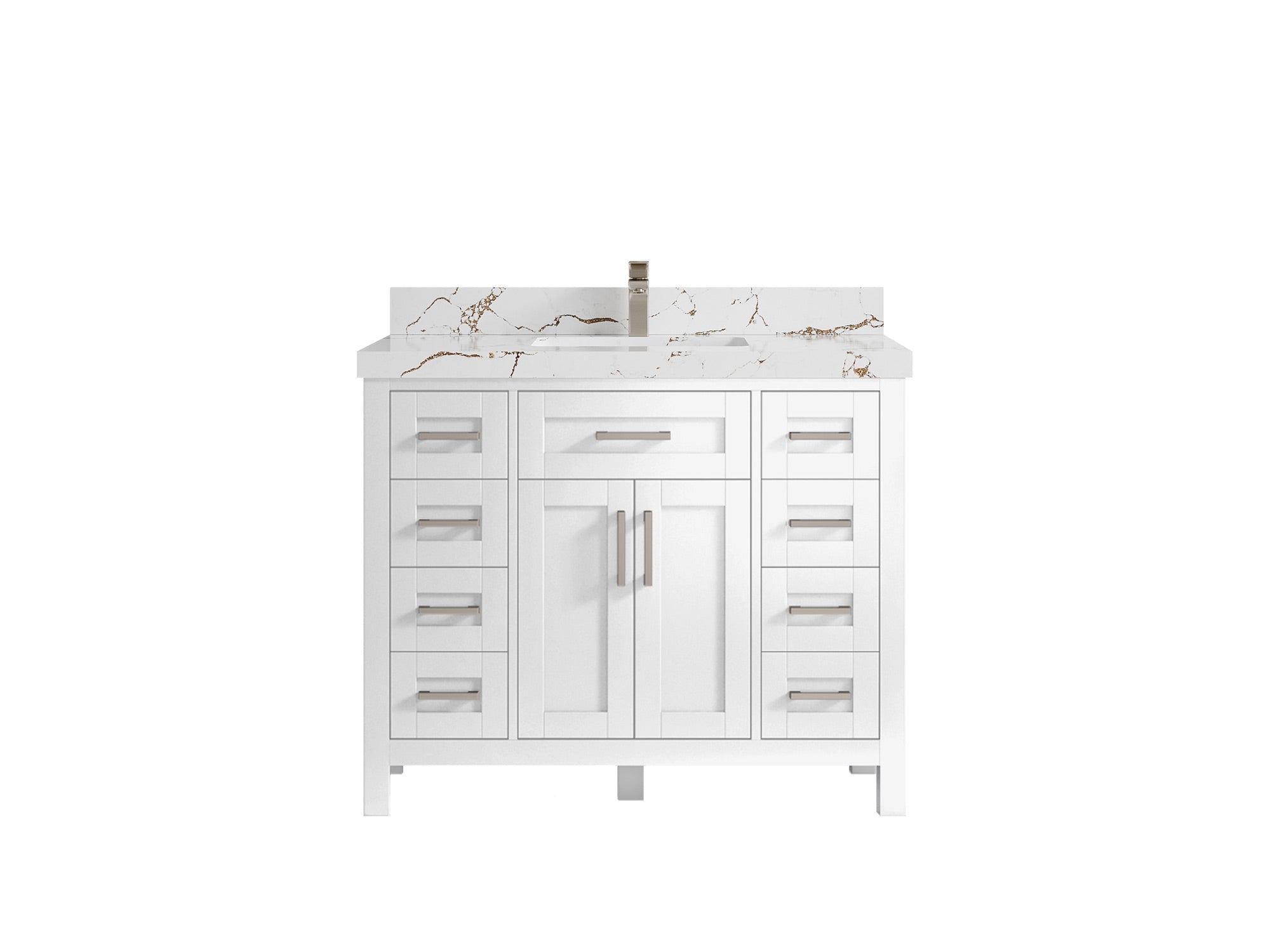 Cambridge 42 in. W x 22 in. D Single Sink Bathroom Vanity - Willow Bath and Vanity