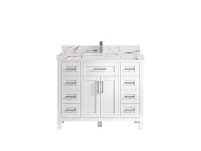 Cambridge 42 in. W x 22 in. D Single Sink Bathroom Vanity - Willow Bath and Vanity