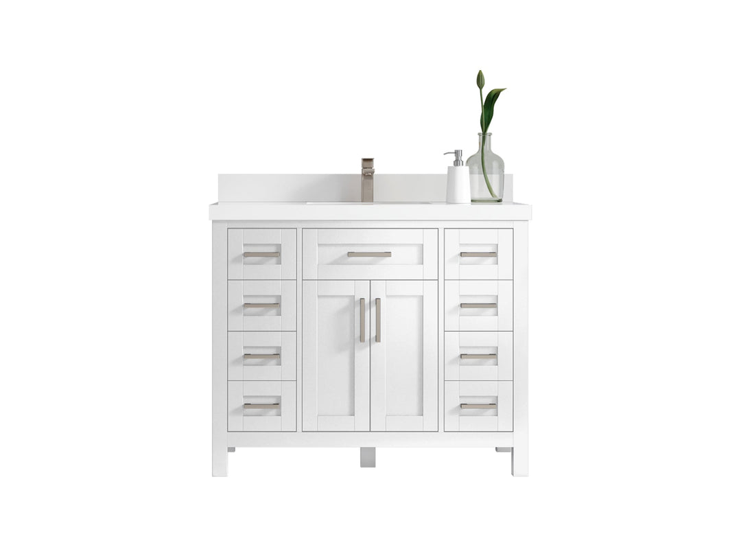 Cambridge 42 in. W x 22 in. D Single Sink Bathroom Vanity - Willow Bath and Vanity