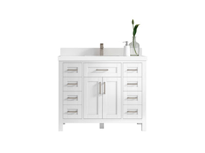 Cambridge 42 in. W x 22 in. D Single Sink Bathroom Vanity - Willow Bath and Vanity