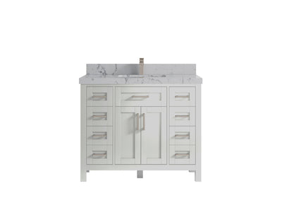 Cambridge 42 in. W x 22 in. D Single Sink Bathroom Vanity - Willow Bath and Vanity