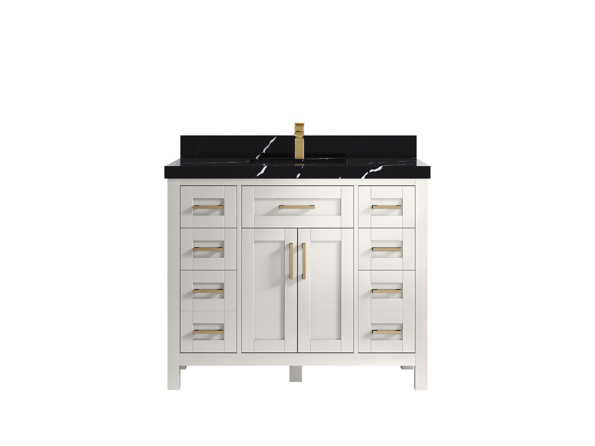 Cambridge 42 in. W x 22 in. D Single Sink Bathroom Vanity - Willow Bath and Vanity