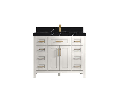Cambridge 42 in. W x 22 in. D Single Sink Bathroom Vanity - Willow Bath and Vanity