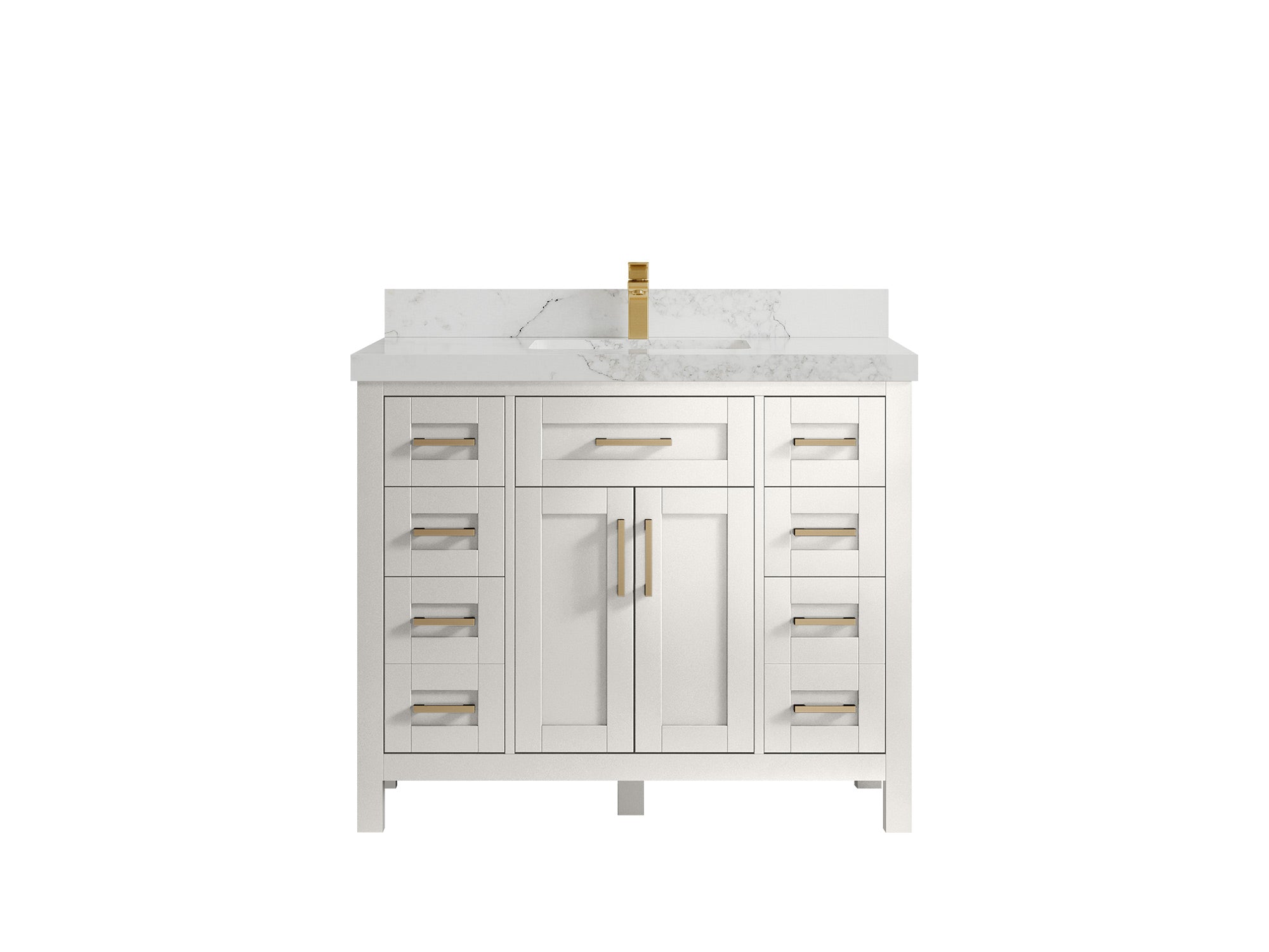 Cambridge 42 in. W x 22 in. D Single Sink Bathroom Vanity - Willow Bath and Vanity