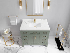 Cambridge 42 in. W x 22 in. D Single Sink Bathroom Vanity - photo 22