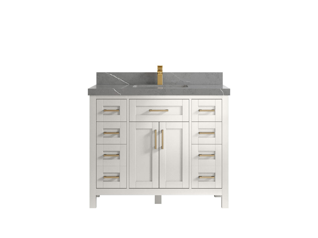 Cambridge 42 in. W x 22 in. D Single Sink Bathroom Vanity - Willow Bath and Vanity