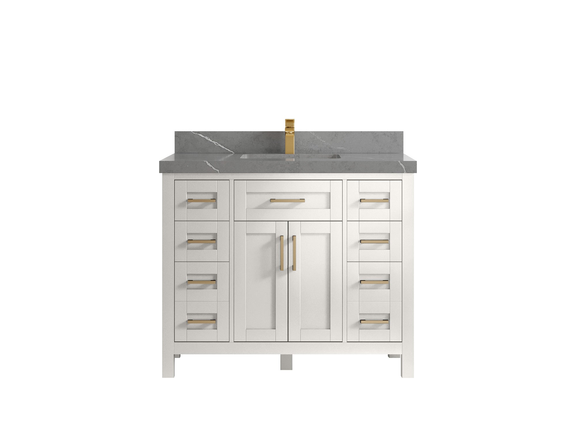 Cambridge 42 in. W x 22 in. D Single Sink Bathroom Vanity - Willow Bath and Vanity
