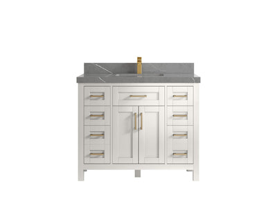 Cambridge 42 in. W x 22 in. D Single Sink Bathroom Vanity - Willow Bath and Vanity