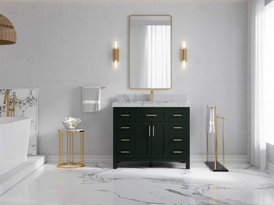 Cambridge 42 in. W x 22 in. D Single Sink Bathroom Vanity - Willow Bath and Vanity