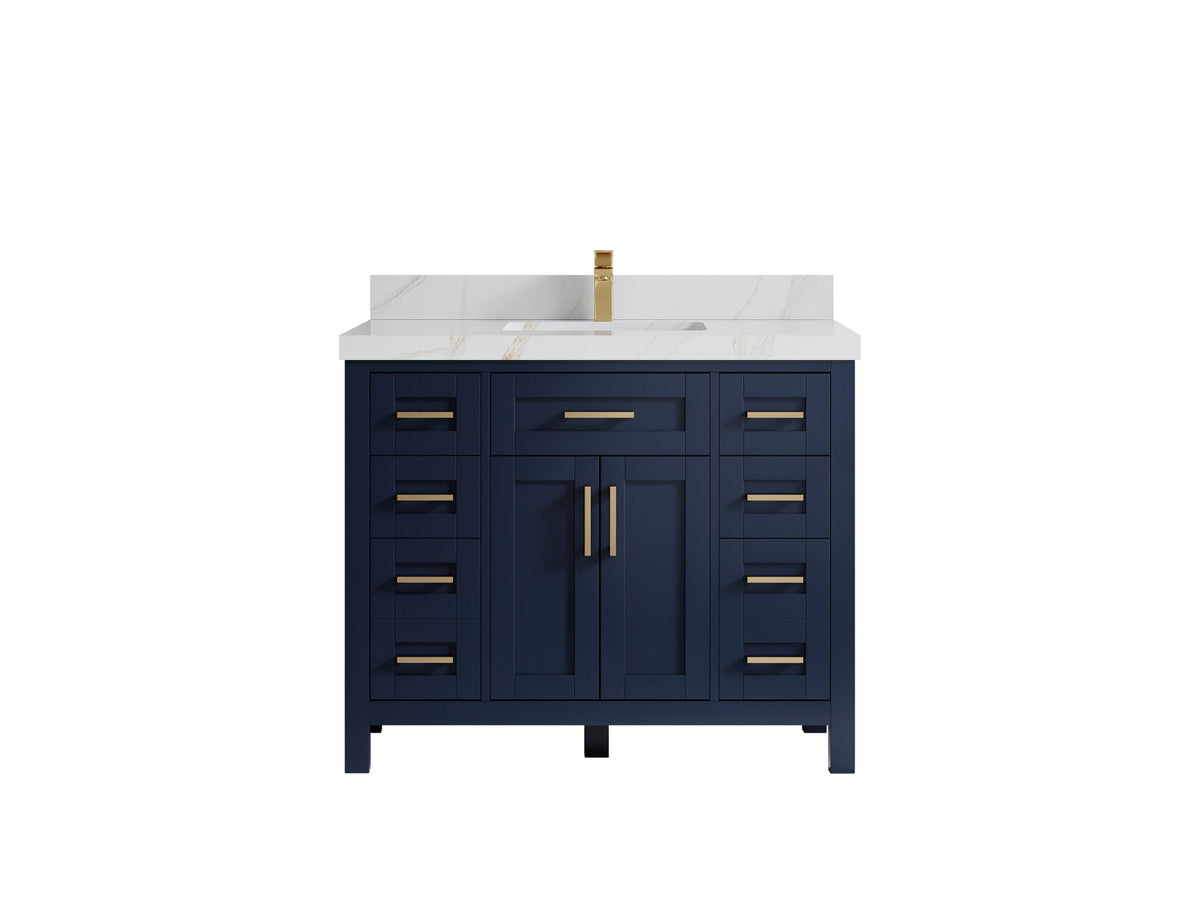Cambridge 42 in. W x 22 in. D Single Sink Bathroom Vanity - Willow Bath and Vanity