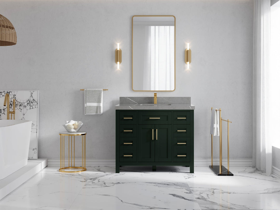Cambridge 42 in. W x 22 in. D Single Sink Bathroom Vanity - Willow Bath and Vanity