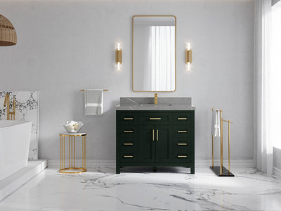 Cambridge 42 in. W x 22 in. D Single Sink Bathroom Vanity - Willow Bath and Vanity