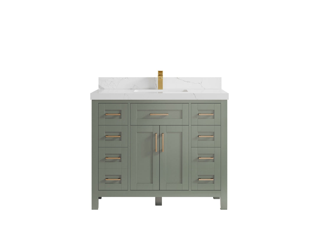 Cambridge 42 in. W x 22 in. D Single Sink Bathroom Vanity - Willow Bath and Vanity