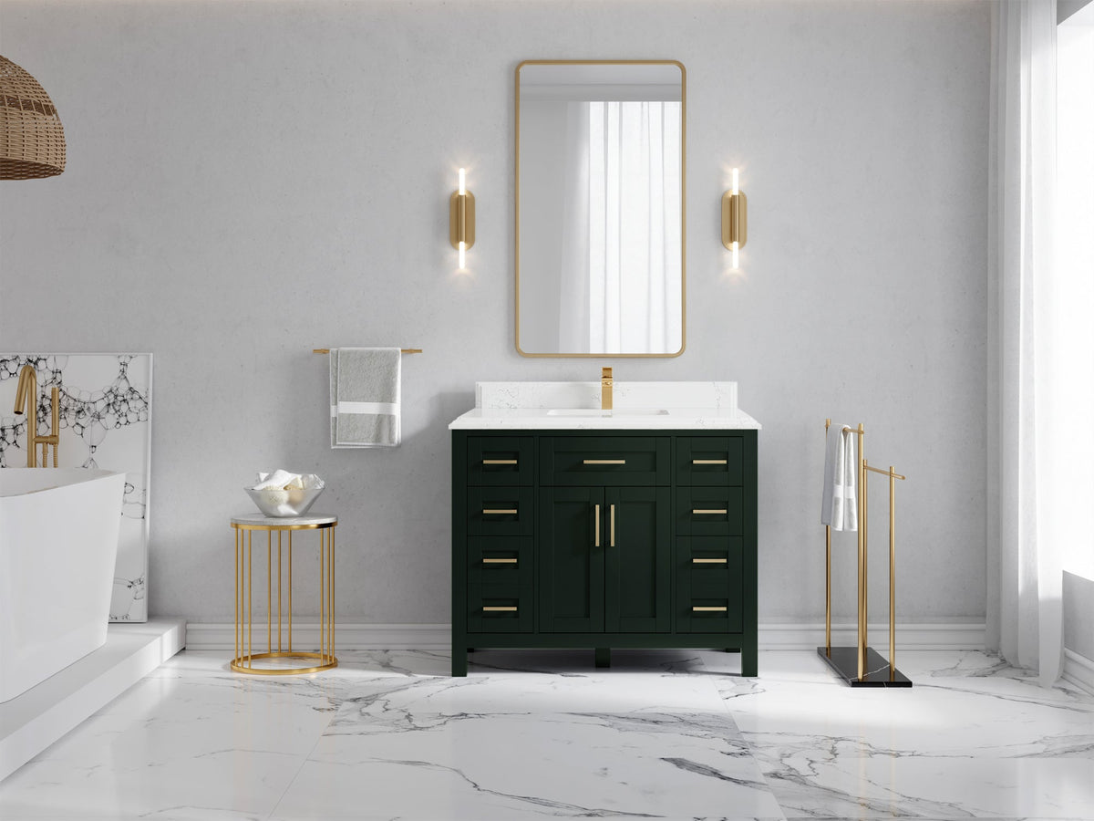 Cambridge 42 in. W x 22 in. D Single Sink Bathroom Vanity - Willow Bath and Vanity