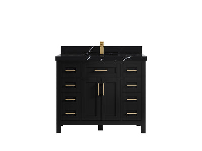 Cambridge 42 in. W x 22 in. D Single Sink Bathroom Vanity - Willow Bath and Vanity