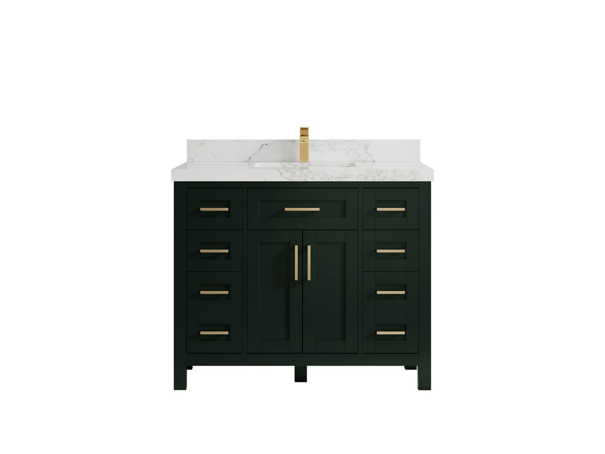 Cambridge 42 in. W x 22 in. D Single Sink Bathroom Vanity - Willow Bath and Vanity