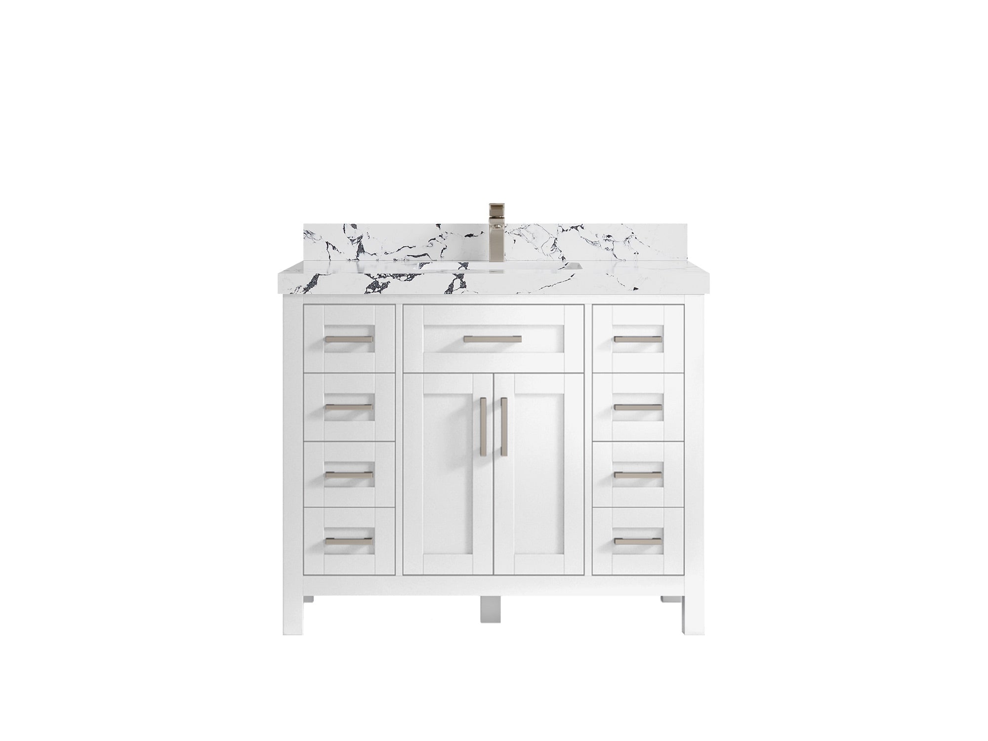 Cambridge 42 in. W x 22 in. D Single Sink Bathroom Vanity - Willow Bath and Vanity