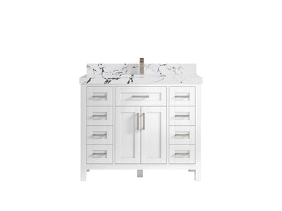 Cambridge 42 in. W x 22 in. D Single Sink Bathroom Vanity - Willow Bath and Vanity