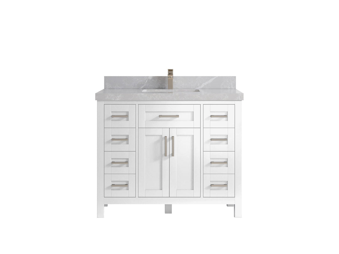Cambridge 42 in. W x 22 in. D Single Sink Bathroom Vanity - Willow Bath and Vanity