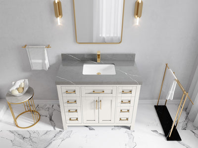 Cambridge 42 in. W x 22 in. D Single Sink Bathroom Vanity - Willow Bath and Vanity