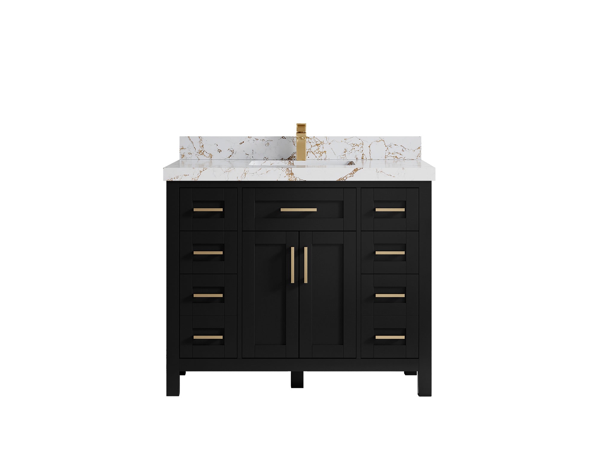 Cambridge 42 in. W x 22 in. D Single Sink Bathroom Vanity - Willow Bath and Vanity