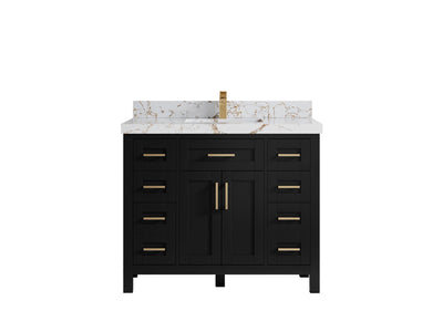 Cambridge 42 in. W x 22 in. D Single Sink Bathroom Vanity - Willow Bath and Vanity