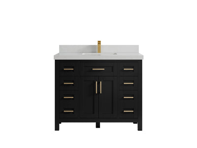 Cambridge 42 in. W x 22 in. D Single Sink Bathroom Vanity - Willow Bath and Vanity