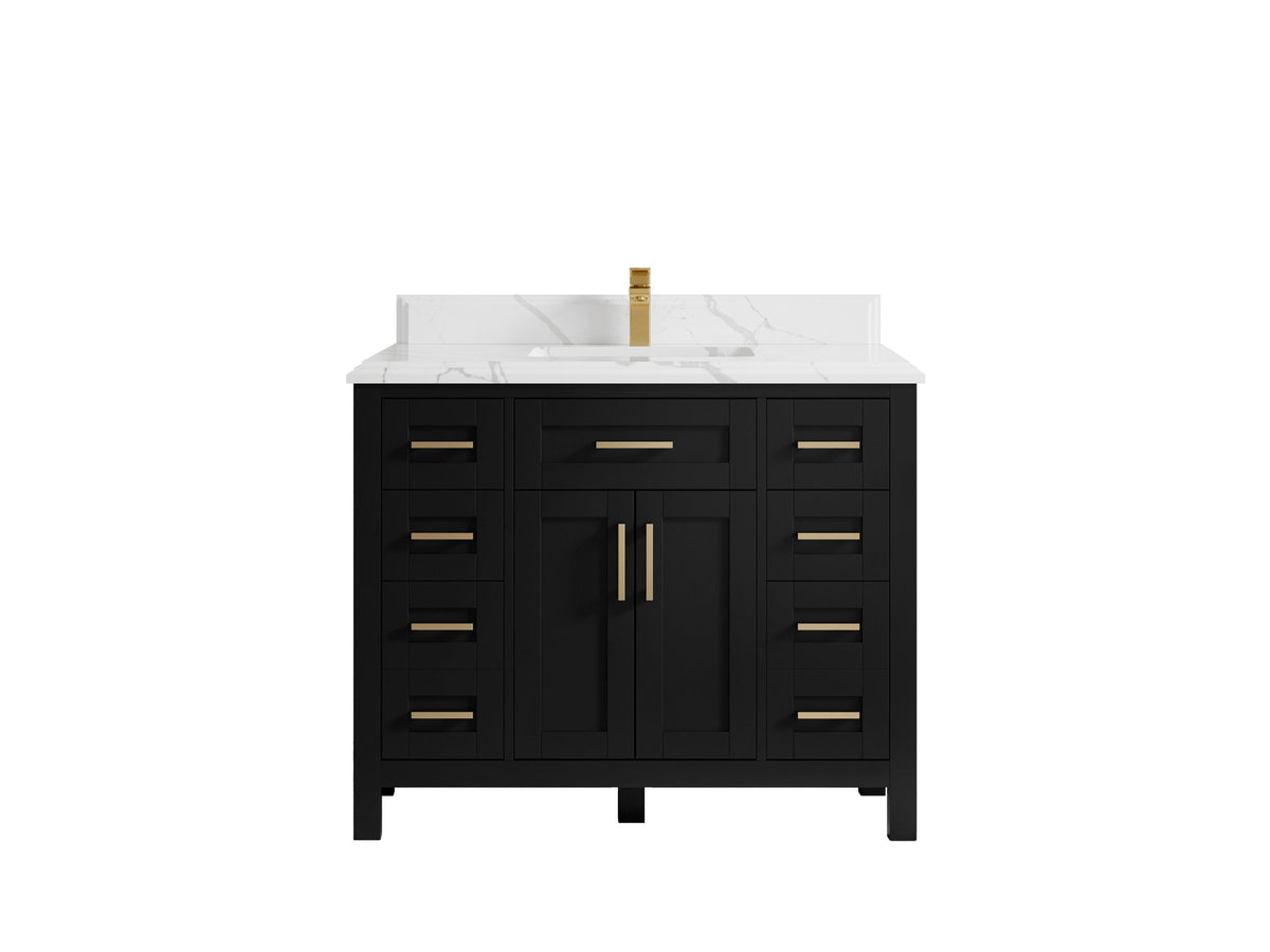 Cambridge 42 in. W x 22 in. D Single Sink Bathroom Vanity - Willow Bath and Vanity