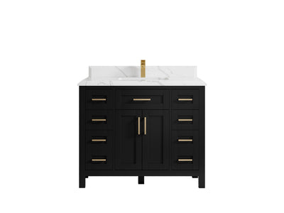 Cambridge 42 in. W x 22 in. D Single Sink Bathroom Vanity - Willow Bath and Vanity