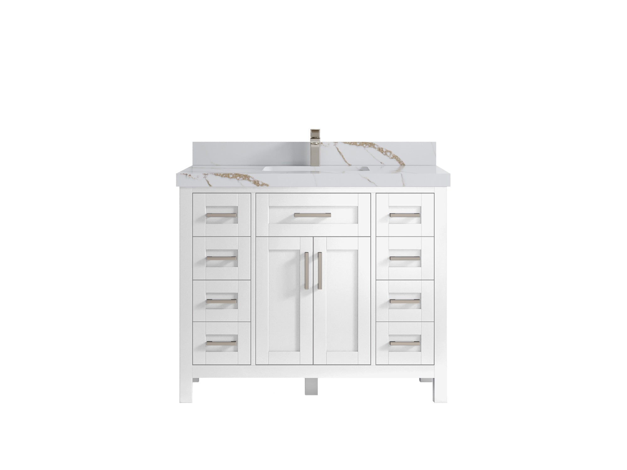 Cambridge 42 in. W x 22 in. D Single Sink Bathroom Vanity - Willow Bath and Vanity