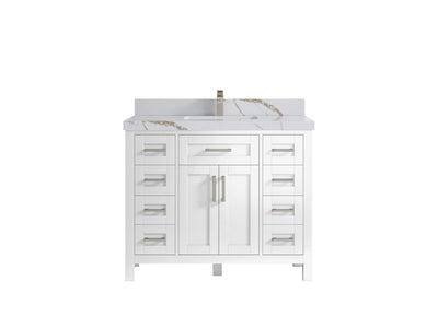 Cambridge 42 in. W x 22 in. D Single Sink Bathroom Vanity - Willow Bath and Vanity