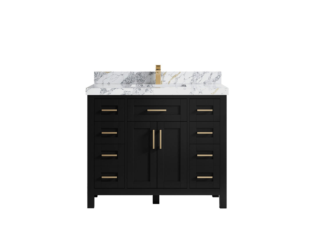 Cambridge 42 in. W x 22 in. D Single Sink Bathroom Vanity - Willow Bath and Vanity