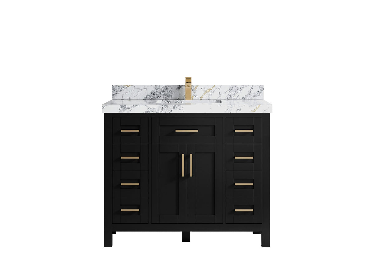 Cambridge 42 in. W x 22 in. D Single Sink Bathroom Vanity - Willow Bath and Vanity