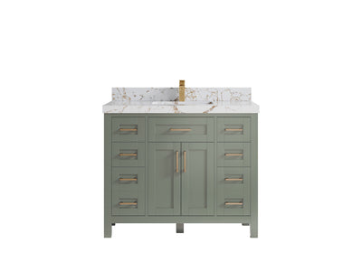 Cambridge 42 in. W x 22 in. D Single Sink Bathroom Vanity - Willow Bath and Vanity