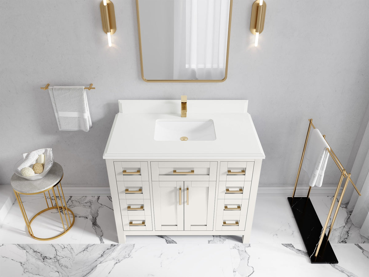 Cambridge 42 in. W x 22 in. D Single Sink Bathroom Vanity - Willow Bath and Vanity