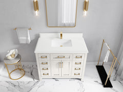 Cambridge 42 in. W x 22 in. D Single Sink Bathroom Vanity - photo 36