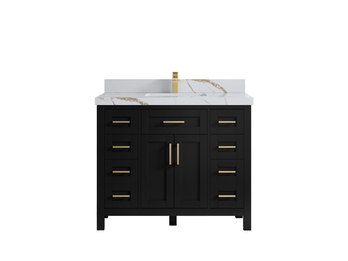 Cambridge 42 in. W x 22 in. D Single Sink Bathroom Vanity - Willow Bath and Vanity