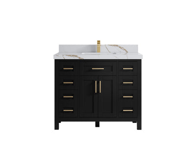 Cambridge 42 in. W x 22 in. D Single Sink Bathroom Vanity - Willow Bath and Vanity