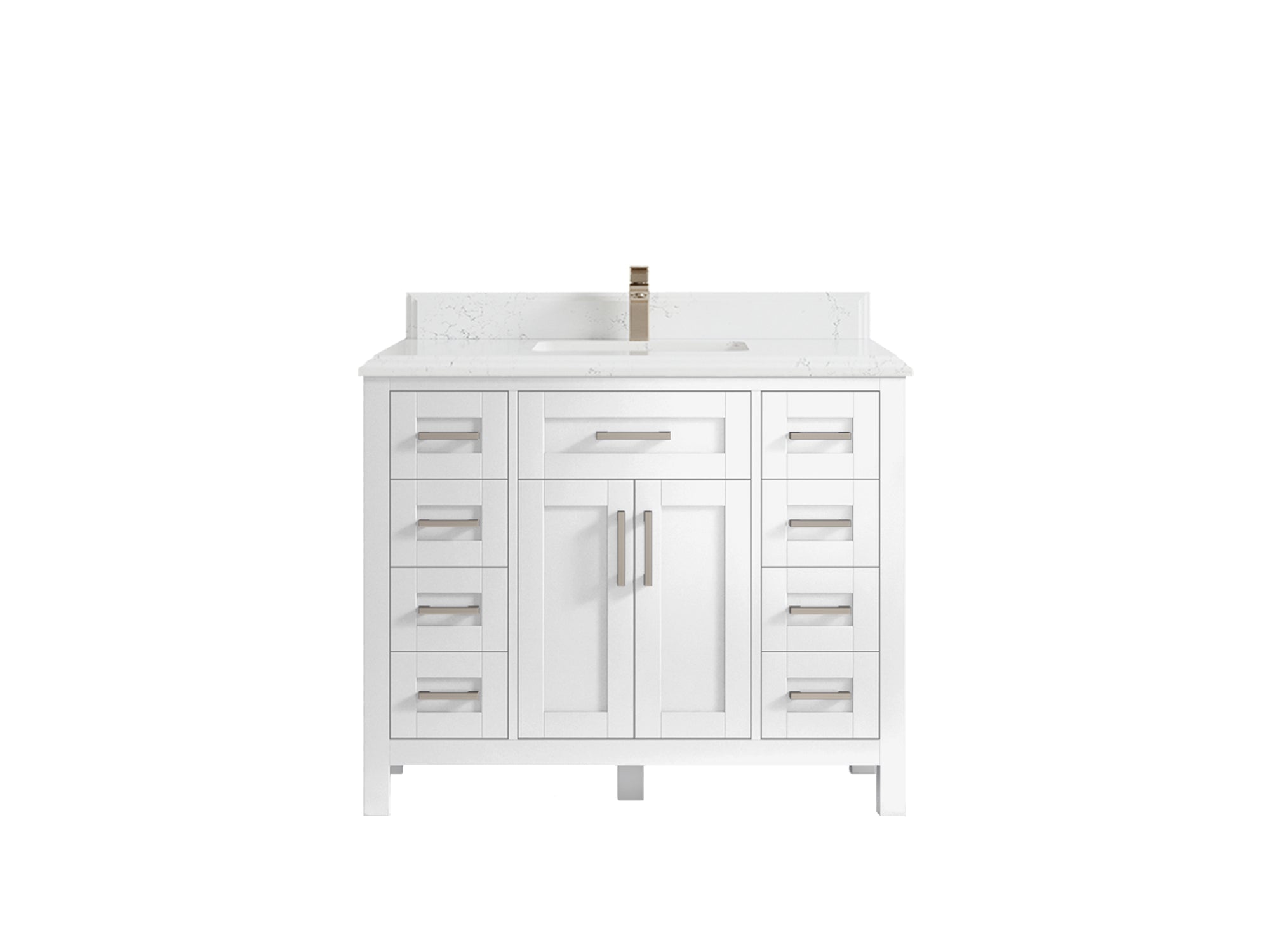 Cambridge 42 in. W x 22 in. D Single Sink Bathroom Vanity - Willow Bath and Vanity