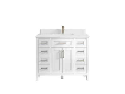 Cambridge 42 in. W x 22 in. D Single Sink Bathroom Vanity - Willow Bath and Vanity