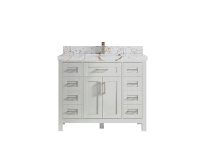 Cambridge 42 in. W x 22 in. D Single Sink Bathroom Vanity - Willow Bath and Vanity