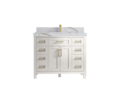 Cambridge 42 in. W x 22 in. D Single Sink Bathroom Vanity - Willow Bath and Vanity
