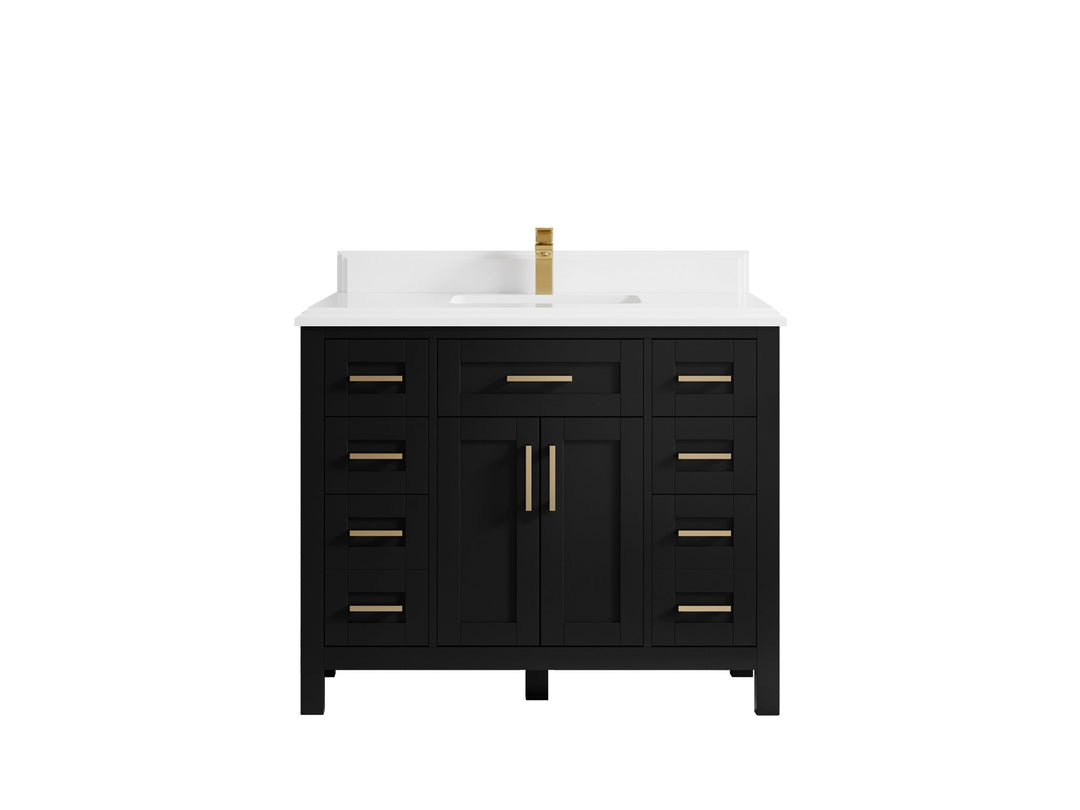 Cambridge 42 in. W x 22 in. D Single Sink Bathroom Vanity - Willow Bath and Vanity