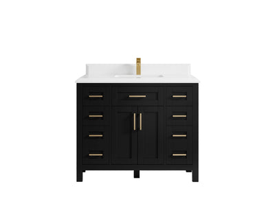 Cambridge 42 in. W x 22 in. D Single Sink Bathroom Vanity - Willow Bath and Vanity