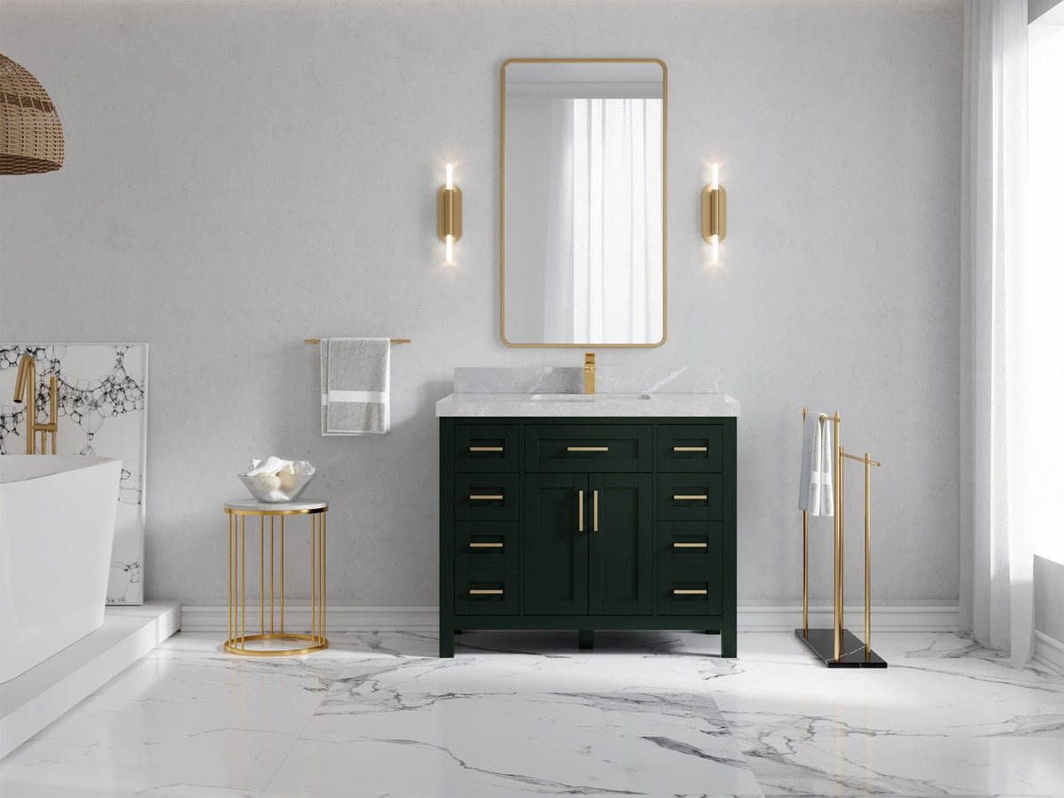 Cambridge 42 in. W x 22 in. D Single Sink Bathroom Vanity - Willow Bath and Vanity